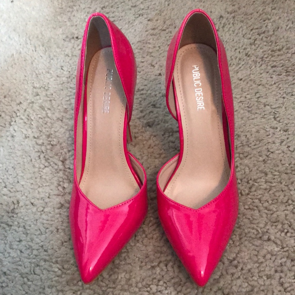 Hot Pink High Heel Stilettos. NWOT.  Never worn.